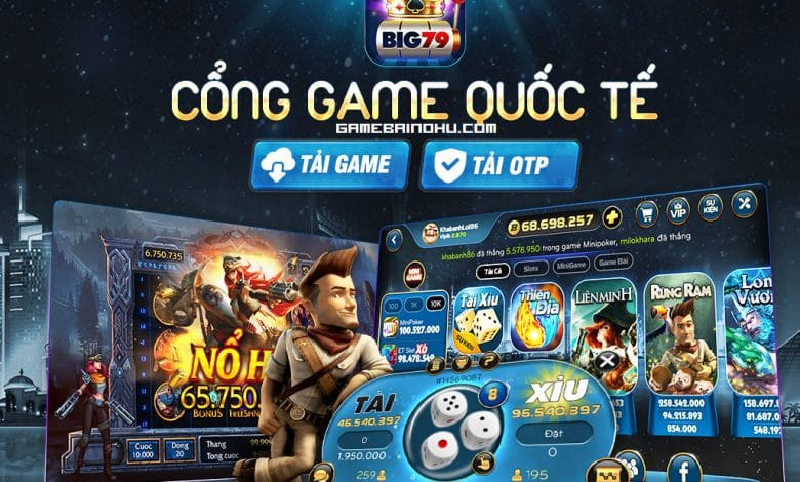 Kho game nổ hũ Big Club phong phú Nổ hũ big club