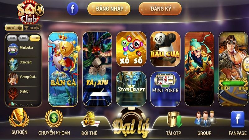 Điểm qua các game nổ hũ chỉ có tại Sao club nổ hũ sao club