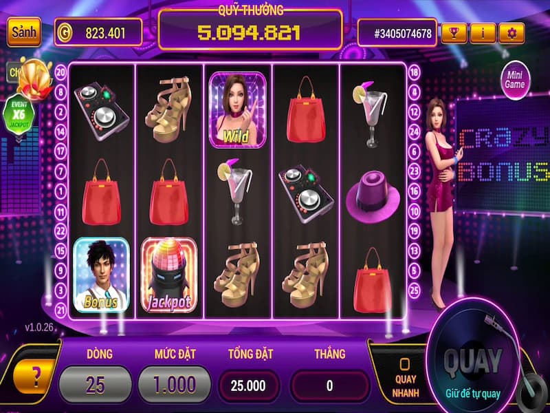 Slot game nổ hũ Gái nhảy