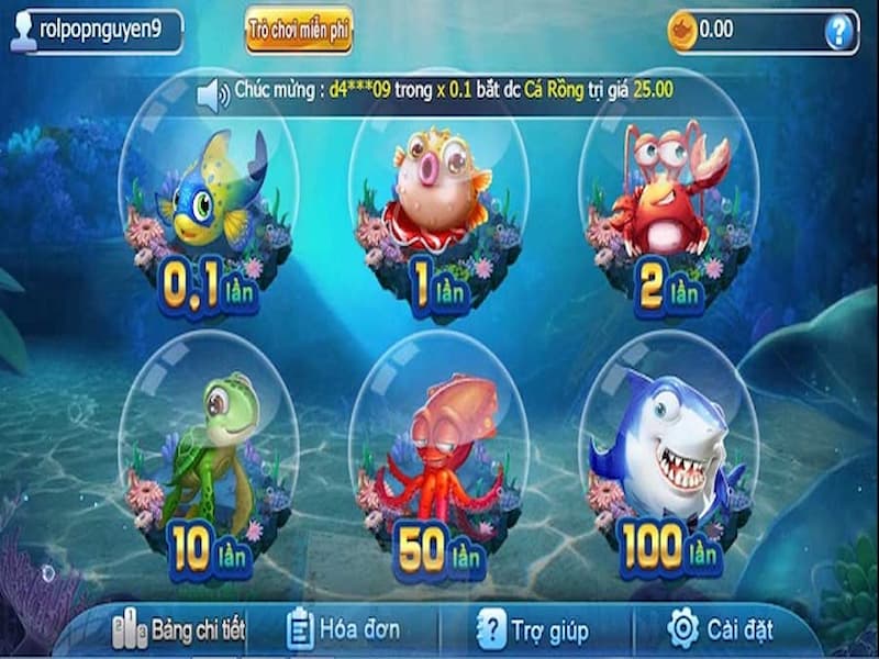 Slot game cá tiên