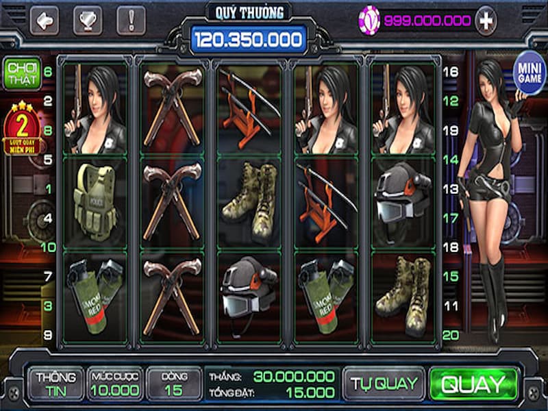 Slot game Nữ Điệp Viên