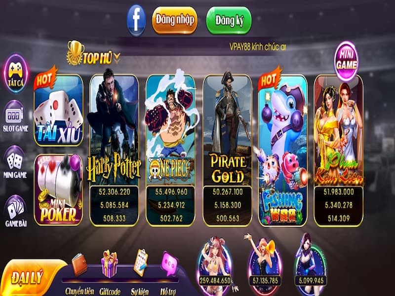 Kho game đổi thường cực hấp dẫn đa dạng tại VPay88