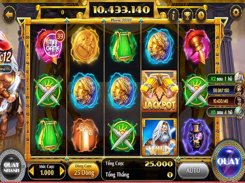 Slot nổ hũ đổi thưởng Zeus