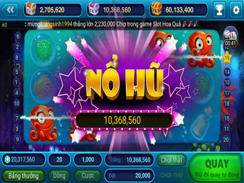 Tân thủ nên thực hành quay hũ tại các bản chơi thử miễn phí