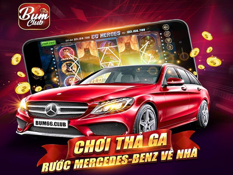 Quay hũ đua top nhận xe siêu chất tại Bum66