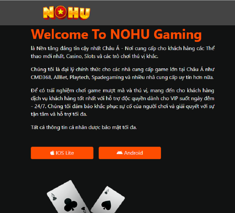 Nohu VC - Game nổ hũ đẳng cấp số 1 Việt Nam